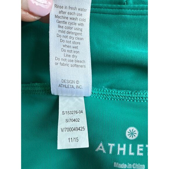 Athleta Green One Piece Swimwear - Picture 6 of 8